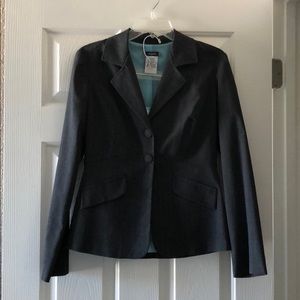Charcoal Pinstripe Blazer